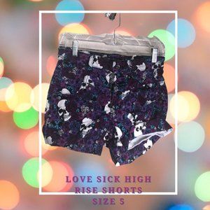 Love Sick High Rise Shorts Size 5